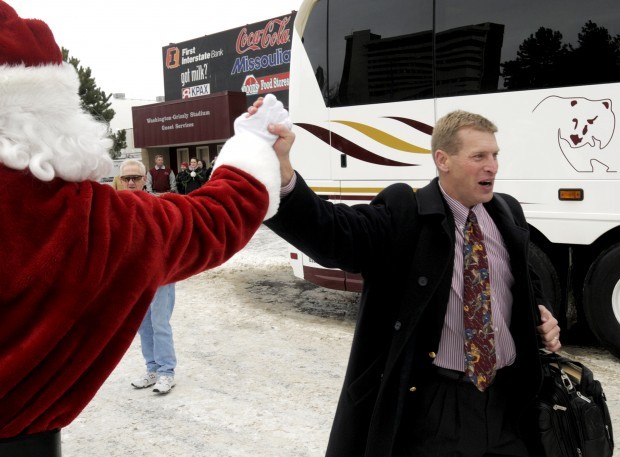 A handshake from Santa